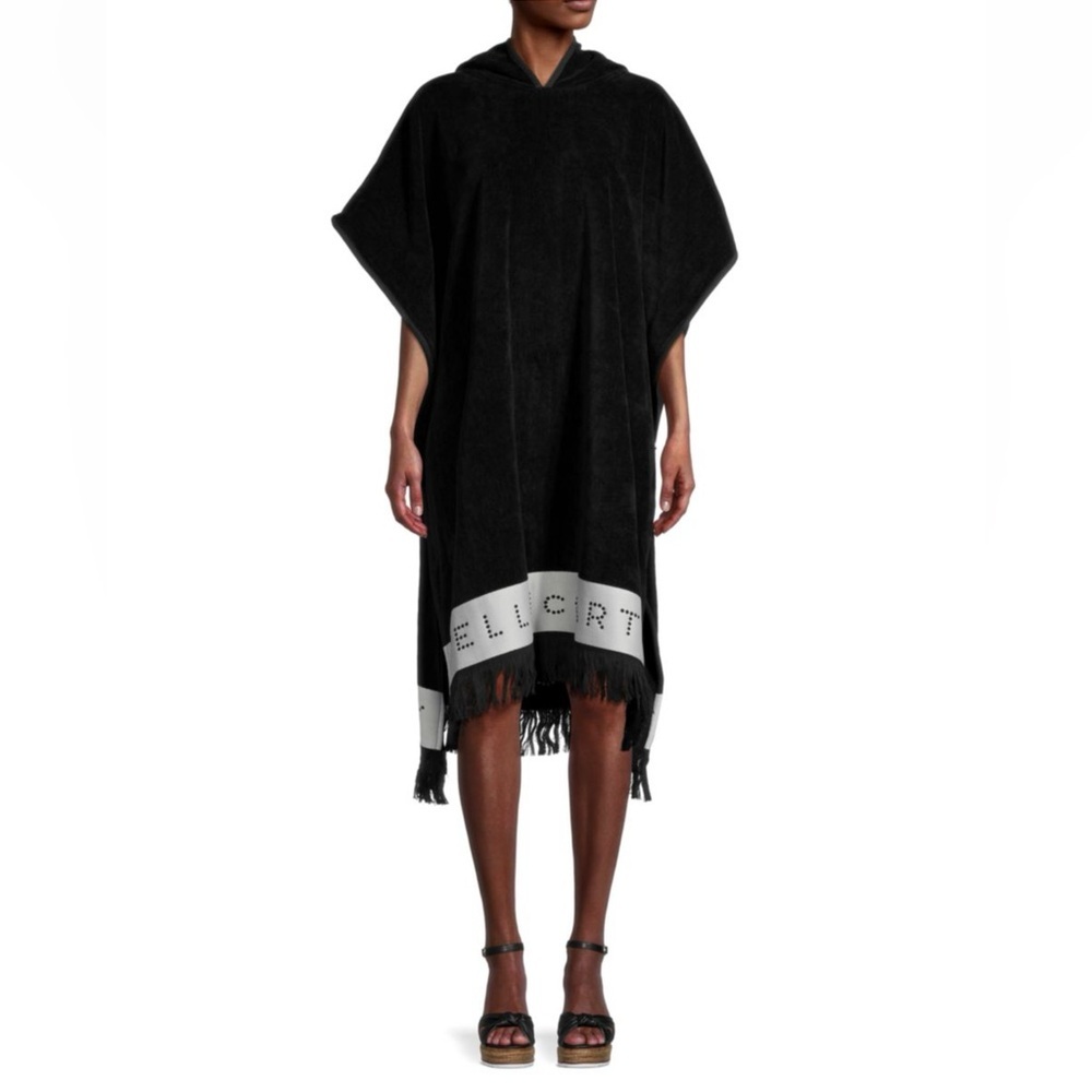 Stella McCartney***Terry Velour Cotton Hooded Poncho***One size $450